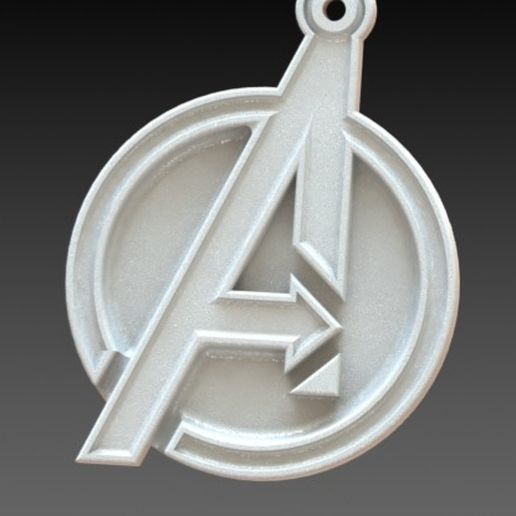 avenger keychain key rings toys avengers marvel iron man 3D print model - Mito3D