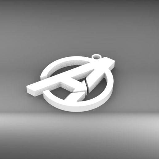 intikamcı logo Yenilmezler hayret harikalar 3D print model - Mito3D
