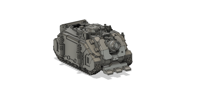 avenger pattern siege tank game tabletop games toys miniatures toysgames game board marines heresy vindicator battle cannon 3d print model - Mito3D