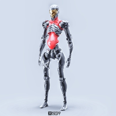 vengeur robot adam chappie sommet métal équipement légion sci robotique revenant robocop mécanicien gk 3d impression homme imprimé mech 3d print model - Mito3D
