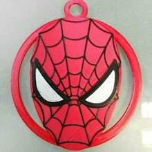 avengers christmas sphere - spider-man ornament 3d print model - Mito3D