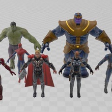 avengers infinity war juego juegos 3d print model - Mito3D