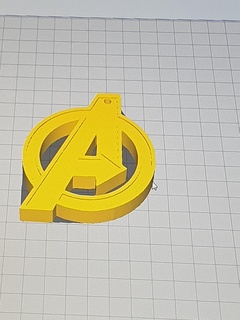 avengers key ring marvel heroes 3d print model - Mito3D