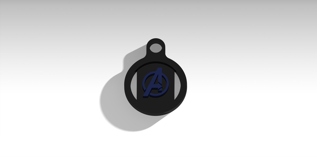 avengers keychain Jewelry keyring key ring marvel 3d print model - Mito3D