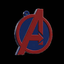 avengers keychain collection jewelry key rings logos ironman shield captain america marvel 3d print model - Mito3D