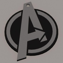 avengers keychain various marvel key ring keys 3d print model - Mito3D