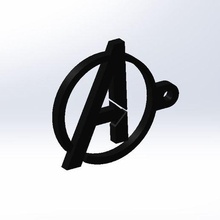 avengers keyring 3d print model - Mito3D