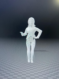 Rächer Frau schälen tv Show Statue Figur Zeichen 3d print model - Mito3D