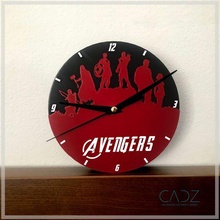 avengers wall clock 3d print model - Mito3D