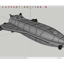 avenger spaceship various 3d print model - Mito3D