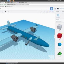 avion elice vari 3d print model - Mito3D