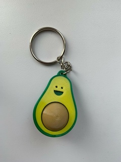 avocado keychain fob fruit double color 3d print model - Mito3D