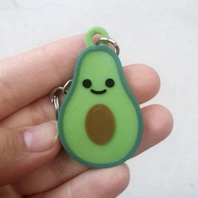 avocado keyring key ring chain kawaii tender 3d print model - Mito3D