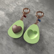 Avokado sevgililer gün Aşk hediye çift romantik kawatoys özelleştirilebilir kawaii Disney 3d print model - Mito3D