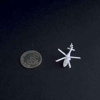 aw139 1 500 nariz Sla agusta Westland helicóptero miniatura resina impresora 3d huellas dactilares 3d print model - Mito3D