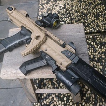 aw personalizadas vx carabina kit corrigido zombar supressor airsoft glock conversão gbb gás golpe pistola 3d print model - Mito3D