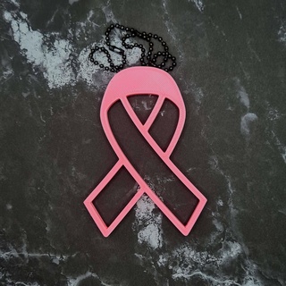 awareness ribbon charm - jcreatenz car accessory accessories jdm key ring chain keyring keychain commercial license available cancer 3d print model - Mito3D