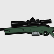 awm modelling sniper rifle 3d print model - Mito3D