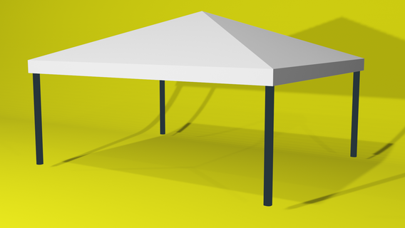 awning shadow architecture 3d print model - Mito3D