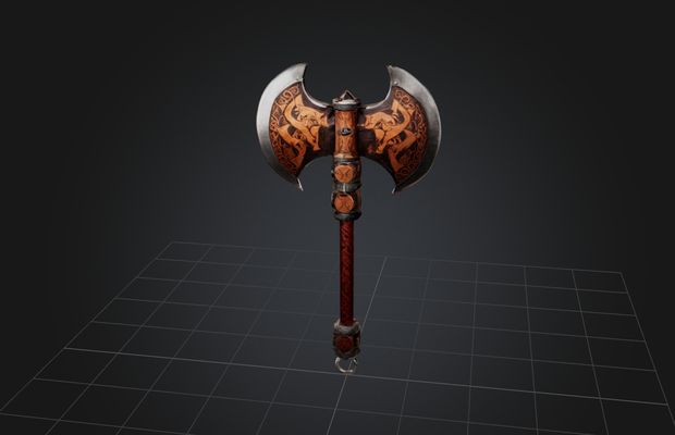 axe game 3d print model - Mito3D