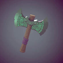 axe game stylized 3d print model - Mito3D