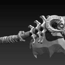 axe game axe accesory butcher diablo cleaver 3d print model - Mito3D