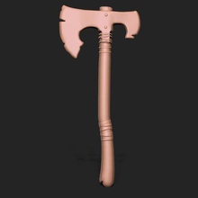 axe - 3d print weapons battleaxe lowpoly blade viking medieval fantasy arms melee knight videogame vr ar warrior military miniatures figurines 3d print model - Mito3D