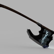 axe concept art resin weapon fantasy 3d print model - Mito3D