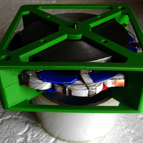 3 eksenel akı-faz pm jeneratör çeşitli 3D print model - Mito3D