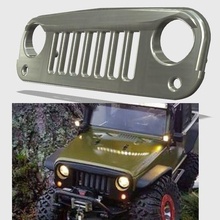 axial scx10 jeep jk - grille complete burnie222 front rc3drissa rubicon scx10ii mechanical_toys 3d print model - Mito3D