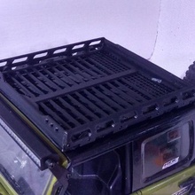 axial scx10 jeep jk - roofrack crawler rubicon scale scx10ii mechanical_toys 3d print model - Mito3D