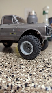 axial scx24 10 v8 wheel rc parts wheels rock crawler toy 1 24 scale 3d print model - Mito3D