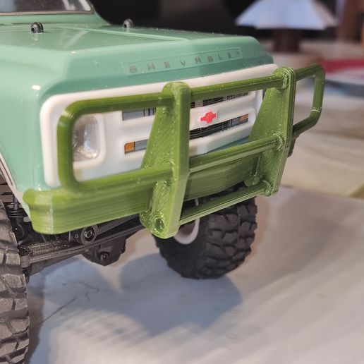 assiale scx24 chevrolet chevy c10 paraurti Toro bar gadget axialscx24 scx24c10 crawler 3D print model - Mito3D