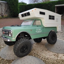 axial scx24 chevrolet chevy c10 camping shell lightweight gadget racing small bed long camper rc scratchbuild 3d print model - Mito3D