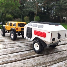 axial scx24 mini crawler mammoth overland trailer caravan expedition 3d print model - Mito3D