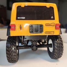 axial scx24 rear hinge tow support including hook game jeep rubicon 1 24 bumper scale 3d print model - Mito3D