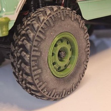 axial scx24 steel rims v3 10 tires 5 offsets std +6mm rim gadget chevy chevrolet c10 jeep deadbolt wheel wheels military 3d print model - Mito3D