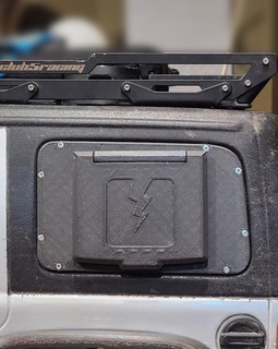 axial scx6 - aa battery window insert crawler 3d print model - Mito3D
