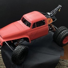 eksenel ikiz tekerlek jant Capra kamyon 3d print model - Mito3D