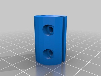 axis coupler 5-5 mm customized parts 3d print model - Mito3D