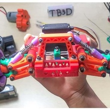 eixo buggy carro absorventes rc carrc diferencial deriva frente 3d print model - Mito3D
