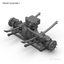 asse mk1 rc camion rctruck kamaz 3d print model - Mito3D