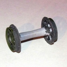 axle passenger car - 1846 wheel train wagon model making 3d print model - Mito3D