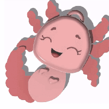 axolotl chibi keychain 3d print model - Mito3D