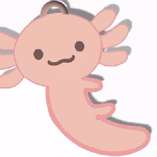 axolotl porte clés 3d print model - Mito3D