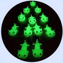 axolotl keychain gadget toy salamander art garlic mexicoornament aztec key chain 3d print model - Mito3D
