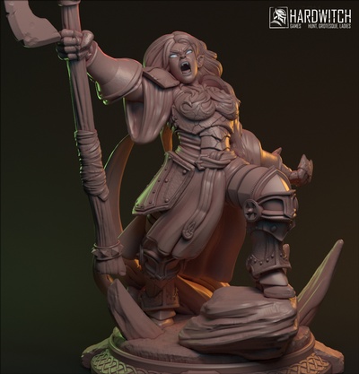 dela jogos duende vampiro guerreiro elfo blindado 3d print model - Mito3D