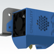 ayf compatto cr-10 ventola vari ender3 condotto della stock fan 4010 3d print model - Mito3D