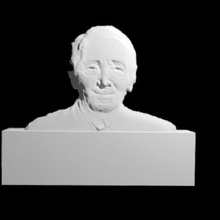 aznavour, charles Kunst albino Sänger Komiker 3d print model - Mito3D