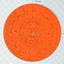 aztèque calendrier architecture aztèques pre hispanic 3d print model - Mito3D